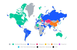 messaggistica nel mondo