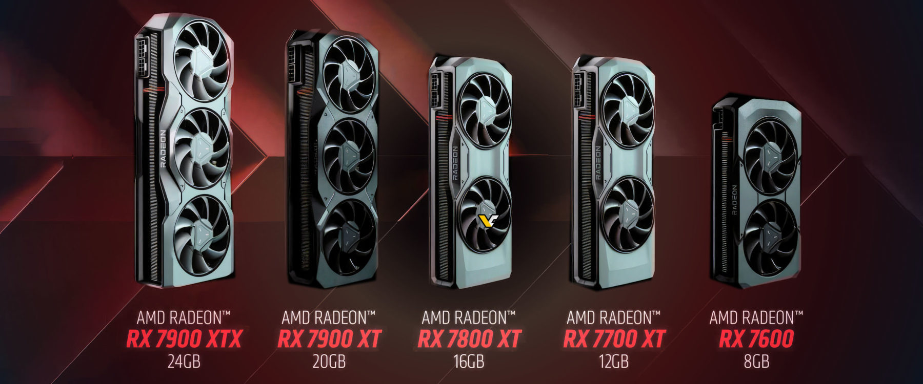 Radeon RX 7800 XT e RX 7700 XT, due nuove GPU 1440p da AMD