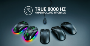 Razer porta la frequenza di polling wireless dei sui mouse a 8000 Hz Razer Hyperpolling