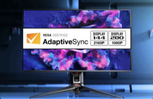 ROG SWIFT PG32UCDP OLED con standard Adaptive-Sync 1.1a