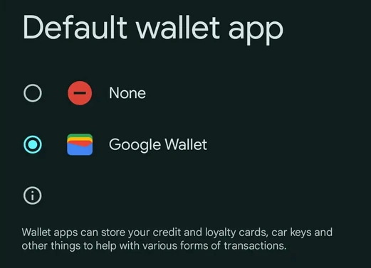 android 15 beta 1 wallet