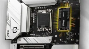 La motherboard Z790 Project Zero Plus porta le DDR5 CAMM2 sui PC desktop Z790 Project Zero Plus