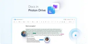 Proton Docs: il nuovo editor di documenti online Proton Docs