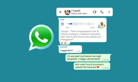 WhatsApp trascrizione messaggi vocali