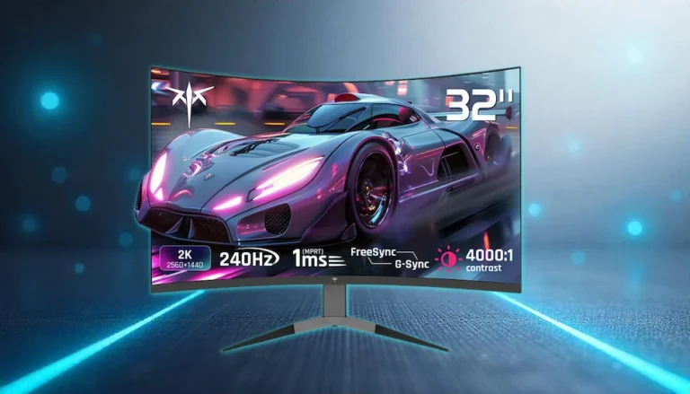 KTC H32S25E: monitor curvo 32” QHD per il gaming, alte prestazioni e prezzo contenuto KTC H32S25E