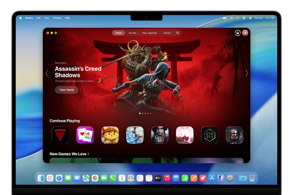 macOS Tahoe 26 gaming