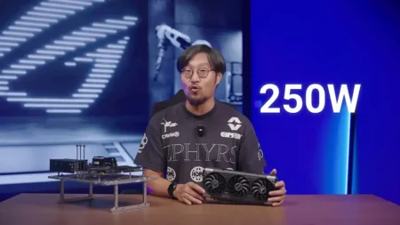 Asus alimenta una RTX 5060 Ti da 250 W su uno slot PCIe potenziato pcie 250watt