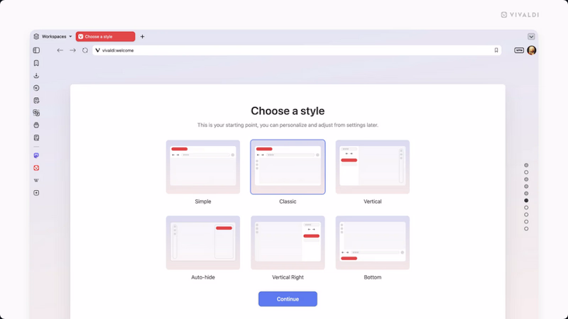Vivaldi 8.0