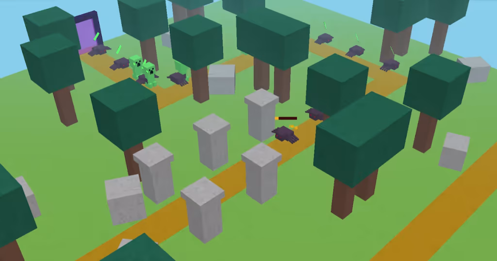 Tower Defense in stile Minecraft