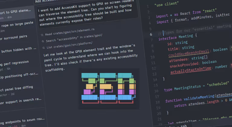 Zed IDE in rust