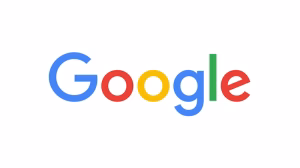 Google logo wordmark in blue, red, yellow, blue, green, and red colors on a white background.