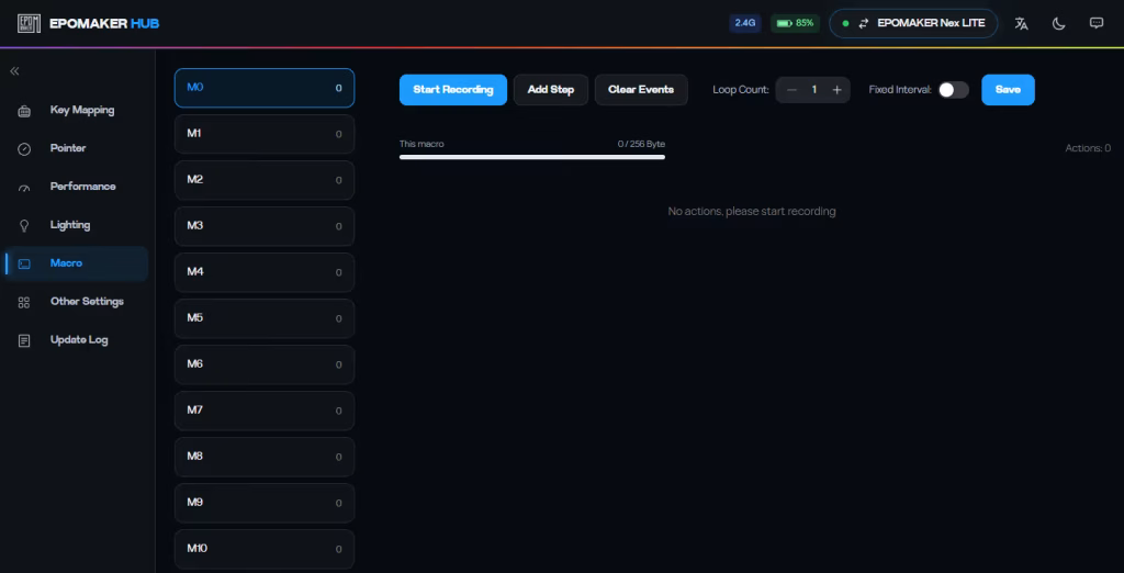Epomaker Hub screen 5