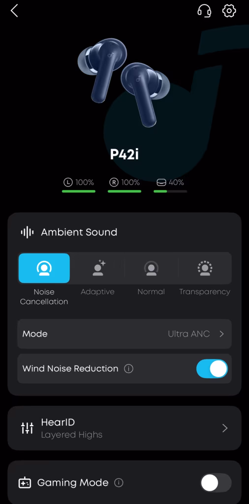 app Soundcore P42i