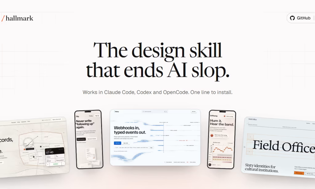Dal prompt alla pagina web con la skill di Hallmark Hallmark