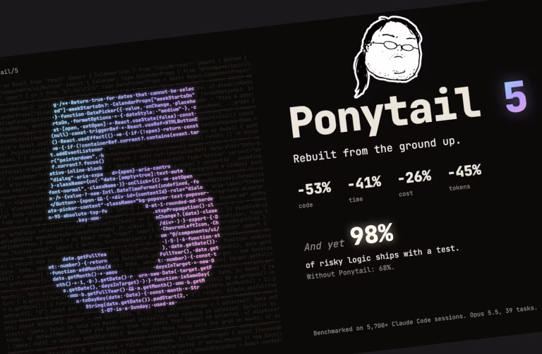 Ponytail: come far scrivere meno codice agli agenti AI su OpenCode e Claude ponytail